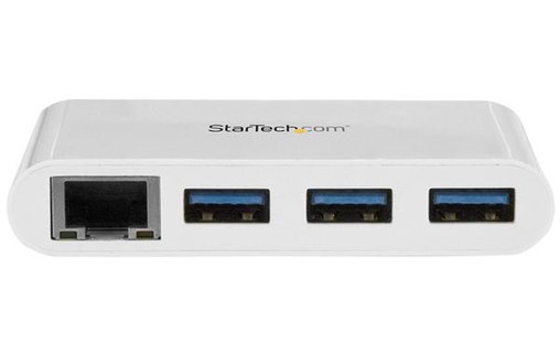 StarTech.com Hub USB 3.0 à 3 ports avec Gigabit Ethernet - USB-C vers 3x USB-A -