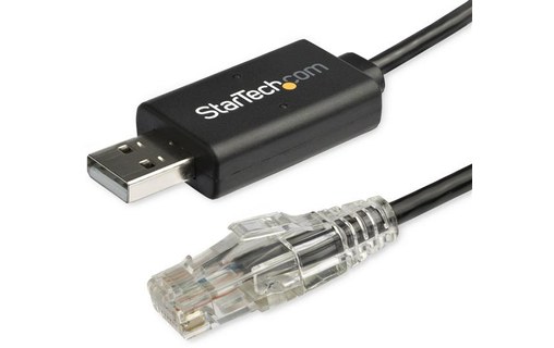 StarTech.com Câble console Cisco USB vers RJ45 de 1,8 m - Câble