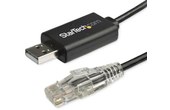 StarTech.com Câble console Cisco USB vers RJ45 de 1,8 m