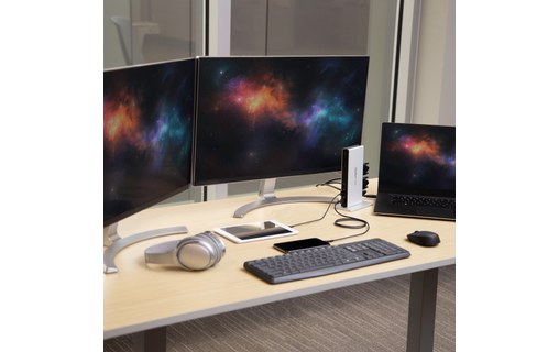StarTech.com Station d'accueil USB 3.0 double affichage DVI pour PC portable ave