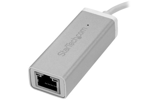 StarTech.com Adaptateur réseau USB-C vers RJ45 Gigabit Ethernet - M/F - Argent