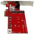 StarTech.com Carte contrôleur PCI Express RAID pour 2 SSD M.2 NGFF plus 2 ports
