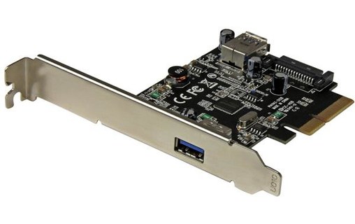 StarTech.com Carte contrôleur PCI Express à 2 ports USB 3.1 (10 Gb/s) - 1 extern
