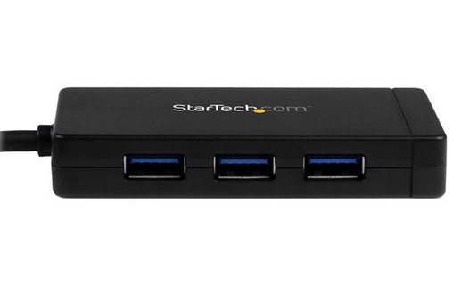StarTech.com Hub USB-C à 3 ports avec Gigabit Ethernet - USB-C vers 3x USB-A - U