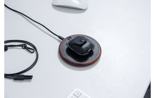 Woodcessories AirCase - Étui de protection en cuir pour AirPods