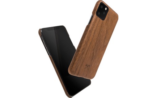 Woodcessories Slim Case iPhone 11 Pro Max Noyer - Coque de protection en bois