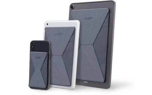 MOFT X Phone Stand Gris Sidéral - Support pliable pour iPhone et smartphone