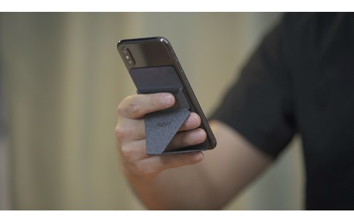 MOFT X Phone Stand Gris Sidéral - Support pliable pour iPhone et smartphone