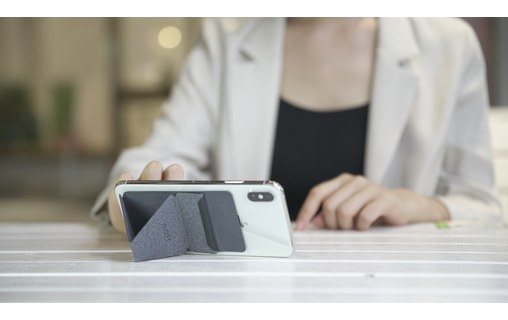 MOFT X Phone Stand Gris Sidéral - Support pliable pour iPhone et smartphone
