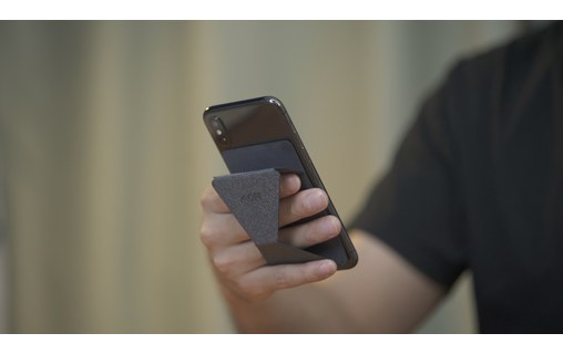 MOFT X Phone Stand Gris Sidéral - Support pliable pour iPhone et smartphone