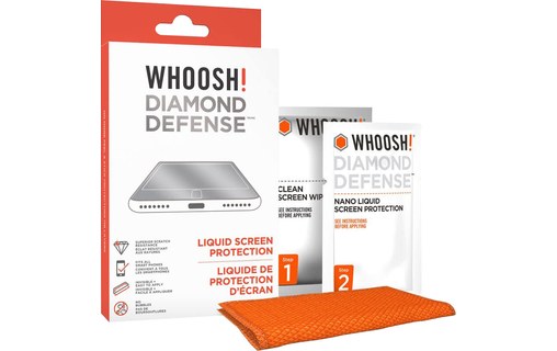 WHOOSH Diamond Defense - Protection d'écran liquide invisible pour iPhone