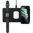Satechi Trio Wireless Charging Pad Gris Sidéral - Station de charge sans fil Qi