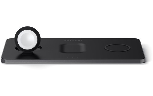Satechi Trio Wireless Charging Pad Gris Sidéral - Station de charge sans fil Qi