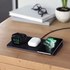 Satechi Trio Wireless Charging Pad Gris Sidéral - Station de charge sans fil Qi