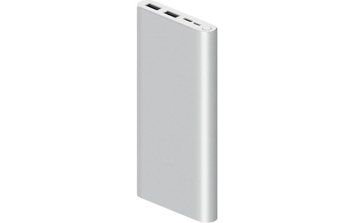 Xiaomi Mi Power Bank 3 Argent - Batterie externe 10000 mAh 18W USB