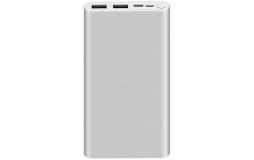 Xiaomi Mi Power Bank 3 Argent - Batterie externe 10000 mAh 18W USB