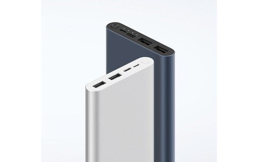 Xiaomi Mi Power Bank 3 Argent - Batterie externe 10000 mAh 18W USB