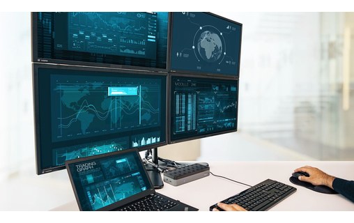 Targus Universal Quad 4K-100W - Station d'accueil USB-C certifié DisplayLink