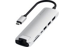 Satechi USB-C Multi-Port Adapter Argent - Dock USB-C 7 ports