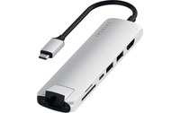 Satechi USB-C Multi-Port Adapter Argent - Dock USB-C 7 ports