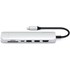 Satechi USB-C Multi-Port Adapter Argent - Dock USB-C 7 ports