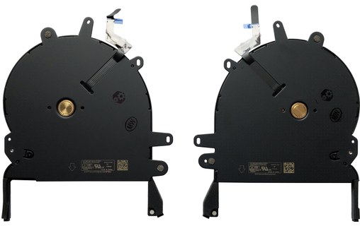Lot de 2 ventilateurs pour MacBook Pro 15" A1707 (Fin 2016)