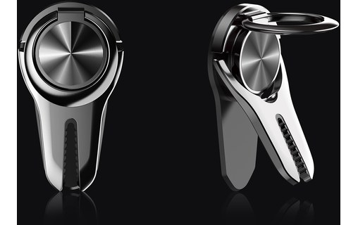 Support 3-en-1 pour iPhone SKT-H01 Bleu - Support voiture, bureau et ring