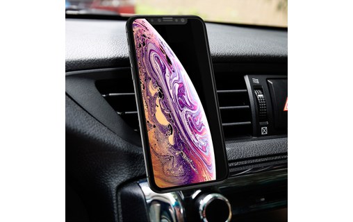 Support 3-en-1 pour iPhone SKT-H01 Bleu - Support voiture, bureau et ring