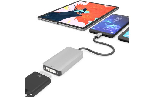 EZQuest Adaptateur USB-C vers DVI Dual Link - X40025