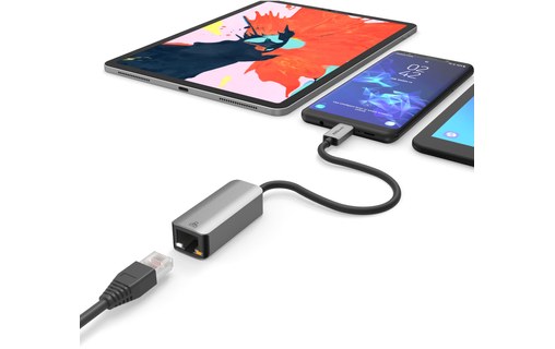 EZQuest Adaptateur USB-C vers Ethernet Gigabit - X40081