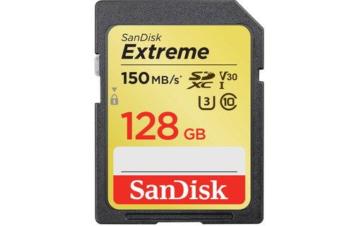 Sandisk Exrteme 128 GB mémoire flash 128 Go SDXC Classe 10 UHS-I