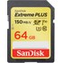 Sandisk Extreme PLUS mémoire flash 64 Go SDXC Classe 3 UHS-I