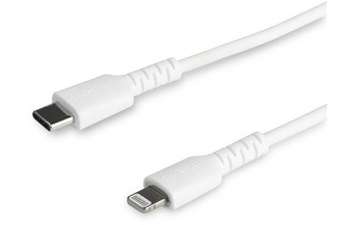 StarTech.com Câble Lightning vers USB-C de 1 m en blanc - Cértifié Apple MFi