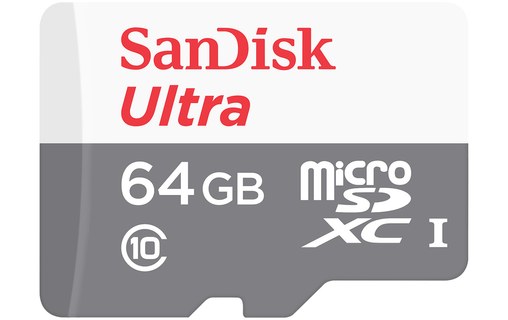 Sandisk Ultra MicroSDXC 64GB UHS-I mémoire flash 64 Go Classe 10