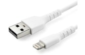 StarTech.com Câble Lightning vers USB renforcé de 2 m - Certifié Apple MFi - Bla