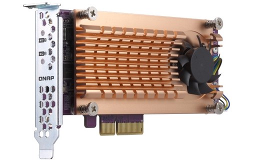 QNAP QM2-2S-220A carte et adaptateur d'interfaces M.2 Interne