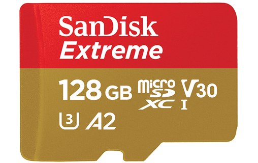 Sandisk Extreme mémoire flash 128 Go MicroSDXC Classe 3 UHS-I