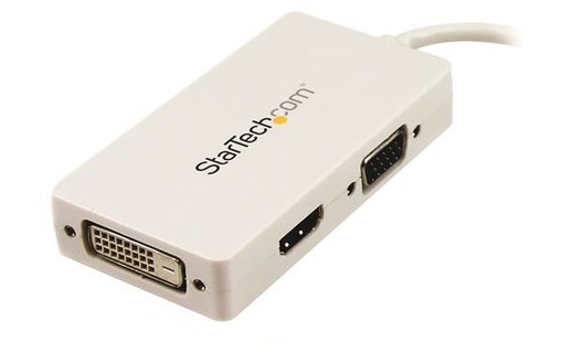 StarTech.com Adaptateur de voyage Mini DisplayPort vers VGA / DVI / HDMI - Conve