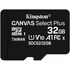 Carte microSDHC Kingston Canvas Select Plus 32 Go avec adaptateur SD, UHS-I, V10