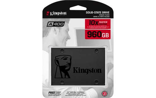 Kingston A400 960 Go - SSD 2,5" TLC