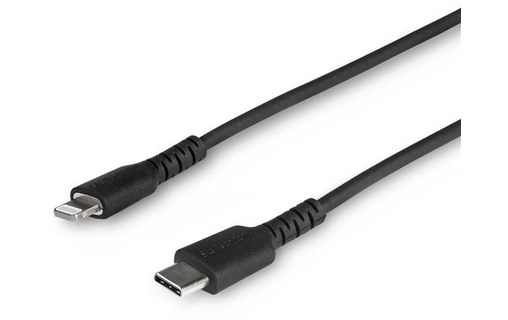 StarTech.com Câble USB Type-C vers Lightning de 1 m - Certifié MFi - Noir