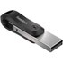 Clé Lightning et USB-A SanDisk iXpand 256 Go - Argent, Gris - USB 3.2