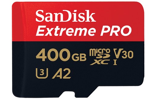 Sandisk EXTREME PRO UHS-I 400 GB mémoire flash 400 Go MicroSDXC Classe 10