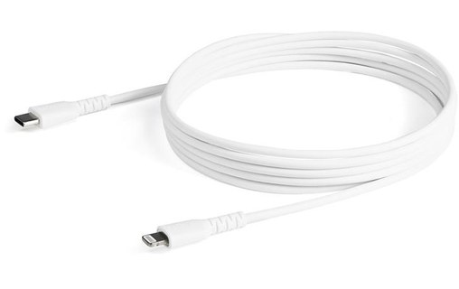StarTech.com Câble Lightning vers USB-C de 2 m en blanc - Cértifié Apple MFi