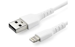 StarTech.com Câble Lightning vers USB renforcé de 1 m - Certifié Apple MFi - Bla