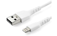 StarTech.com Câble Lightning vers USB renforcé de 1 m - Certifié Apple MFi - Bla