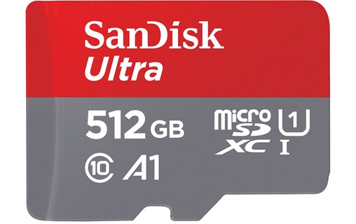Sandisk SDSQUAR-512G-GN6MA mémoire flash 512 Go MicroSDXC Classe 10 UHS-I