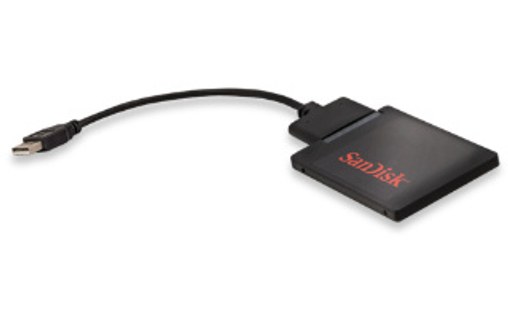 Sandisk SDSSD-UPG-G25 adaptateur et connecteur de câbles USB 3.0 SATA Noir