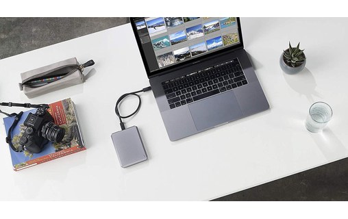 LaCie Mobile Drive 2 To Gris sidéral - Disque dur externe USB-C 2,5"