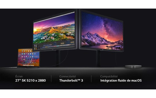 Écran 27" LG UltraFine 27MD5KLP-B - 5K Thunderbolt 3